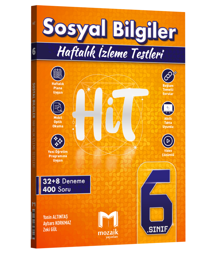 MOZAİK 6.SINIF HİT 40 LI DENEME SOSYAL - 2026-27 MOZAİK 6.SINIF HİT 40 LI DENEME SOSYAL - 2026-27