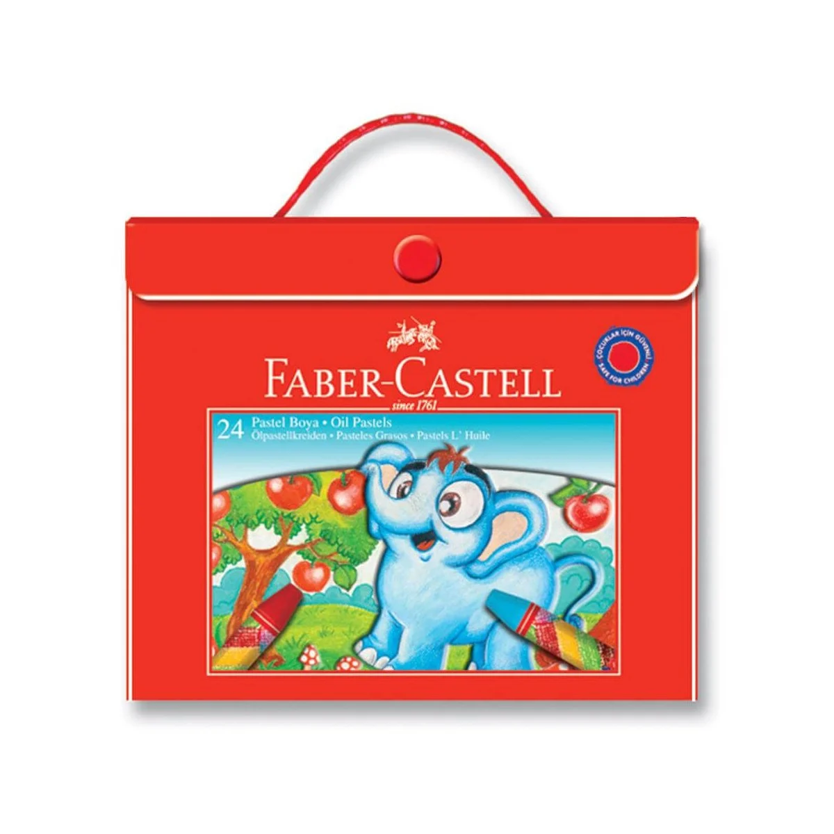 Pastel Boya Çantalı 24 lü Pastel Boya Çantalı 24 lü