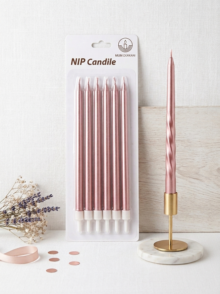 Top Candle Pasta Mumu 6 Adet – Doğum Günü ve Parti Kutlama Seti NO:8 Top Candle Pasta Mumu 6 Adet – Doğum Günü ve Parti Kutlama Seti NO:8