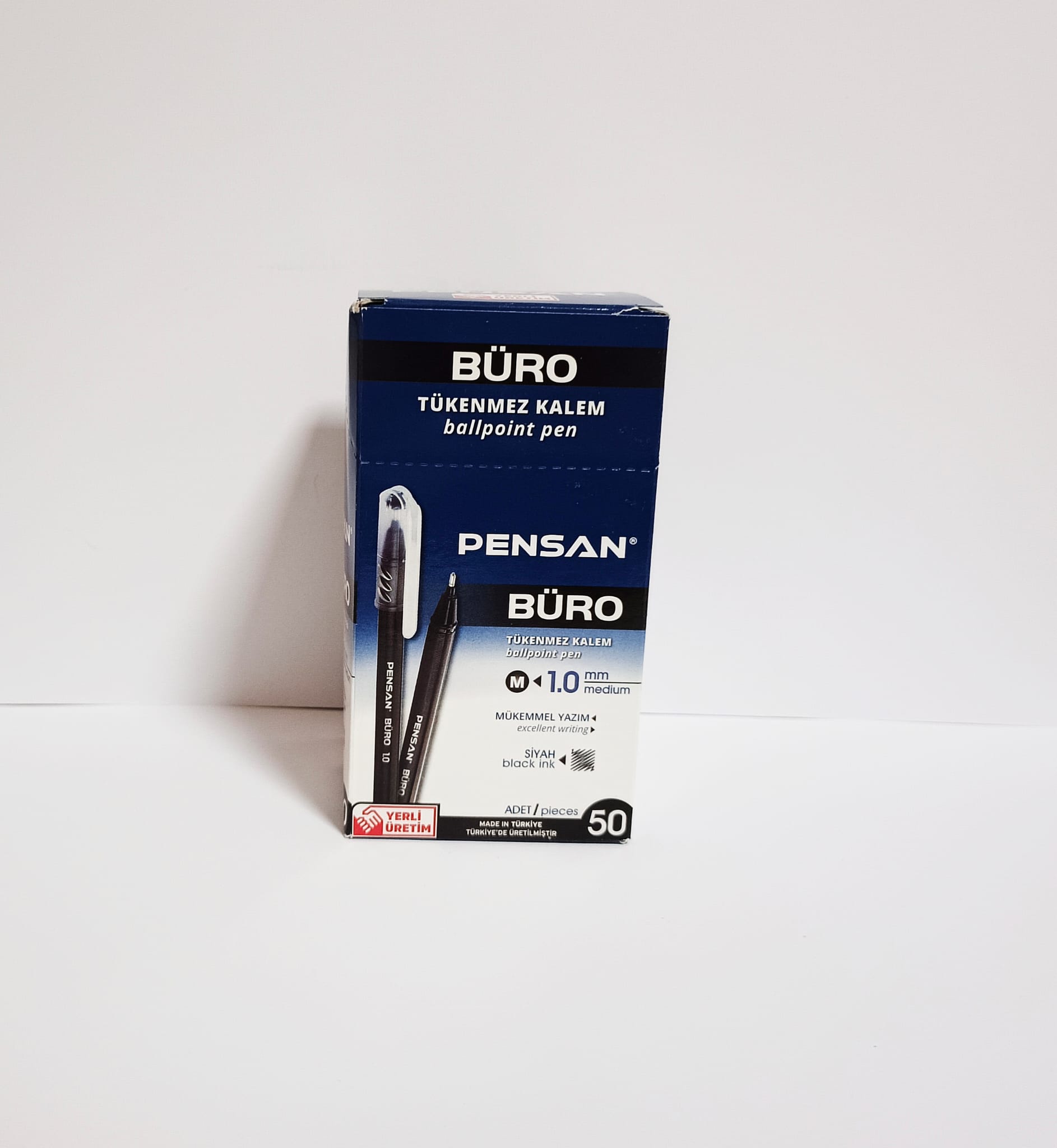 Tükenmez Kalem Pensan 2270 1mm Siyah 50`li Tükenmez Kalem Pensan 2270 1mm Siyah 50`li