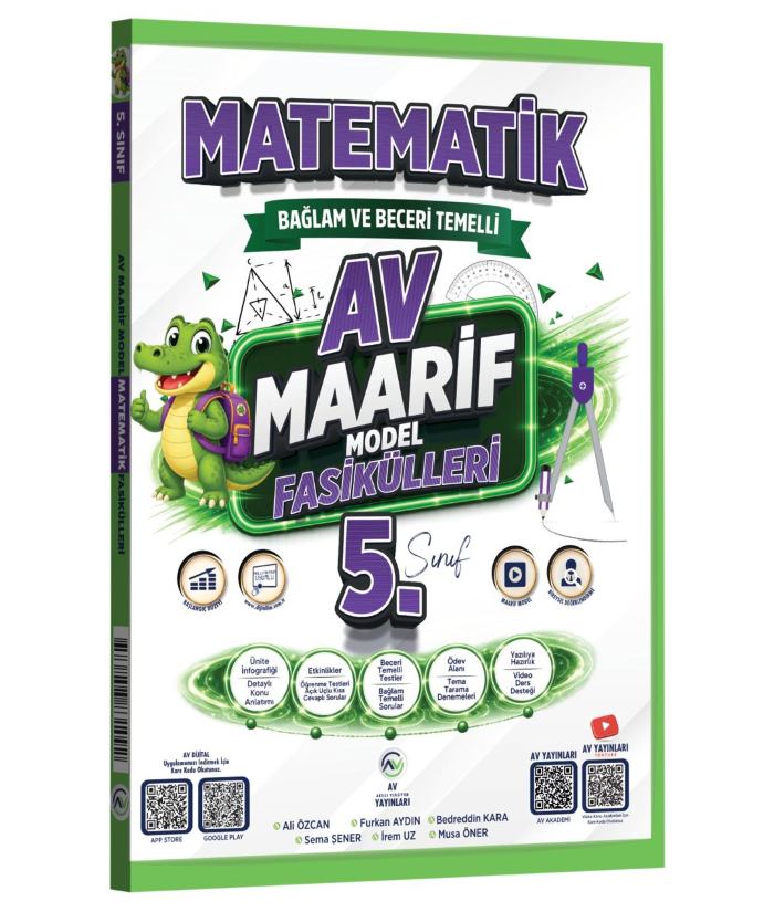 AV 5.SINIF MAARİF FASİKÜL MATEMATİK - 26-27 AV 5.SINIF MAARİF FASİKÜL MATEMATİK - 26-27