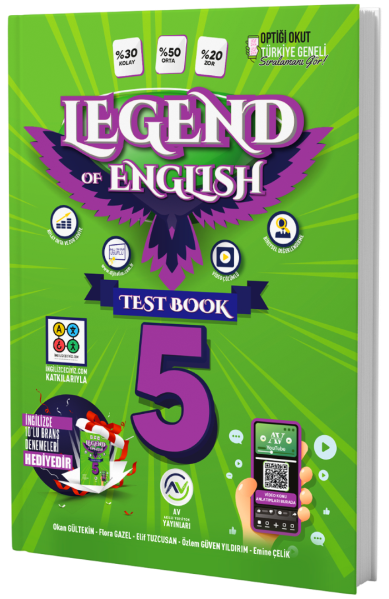 AV 5.SINIF LEGEND OF ENGLİSH SERİ TESTBOOK - 26-27 AV 5.SINIF LEGEND OF ENGLİSH SERİ TESTBOOK - 26-27