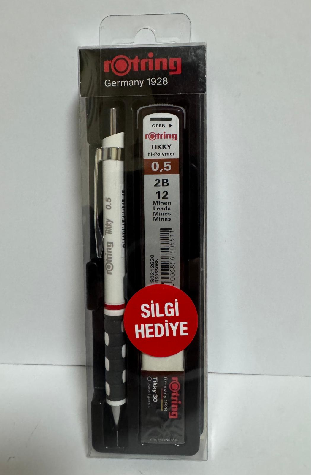 Versatil Beyaz Kalem 0.5+Min+Silgi Hediye