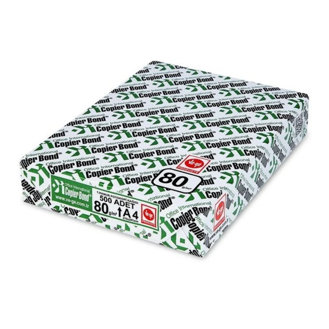 Copier Bond A4 80 Gr Fotokopi Kağıdı 500"lü 1 Paket
