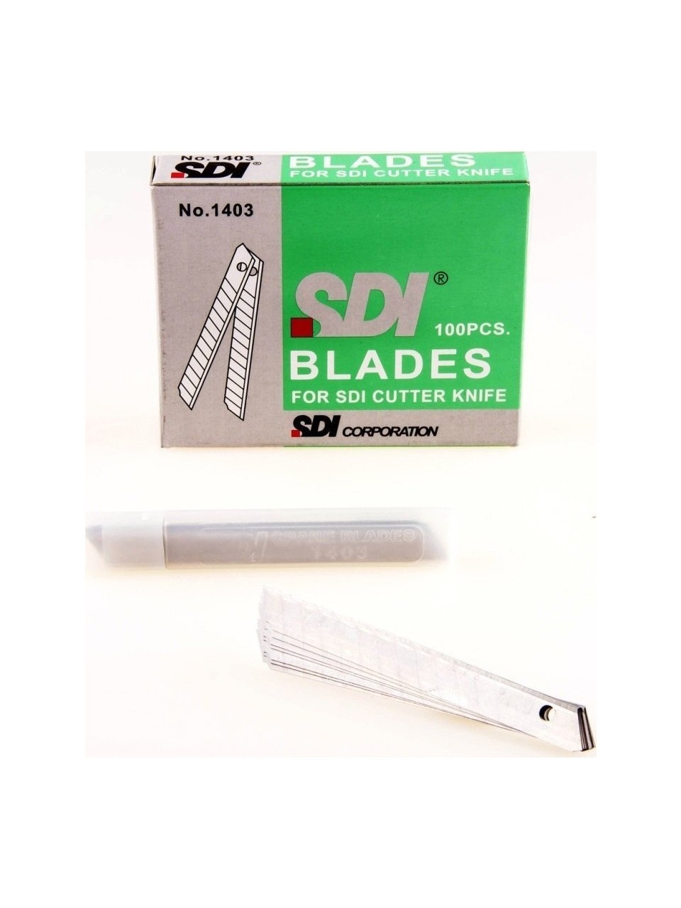 Dar Maket Bıçağı Yedeği 100 Adet 9 mm Genişlik 80 mm Uzunluk