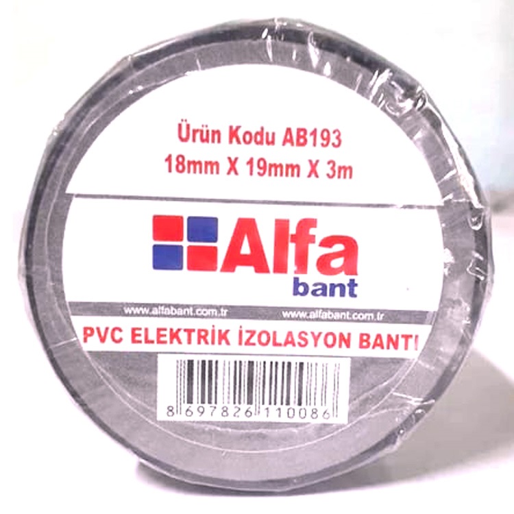 Elektrik Bantı Siyah 10'lu