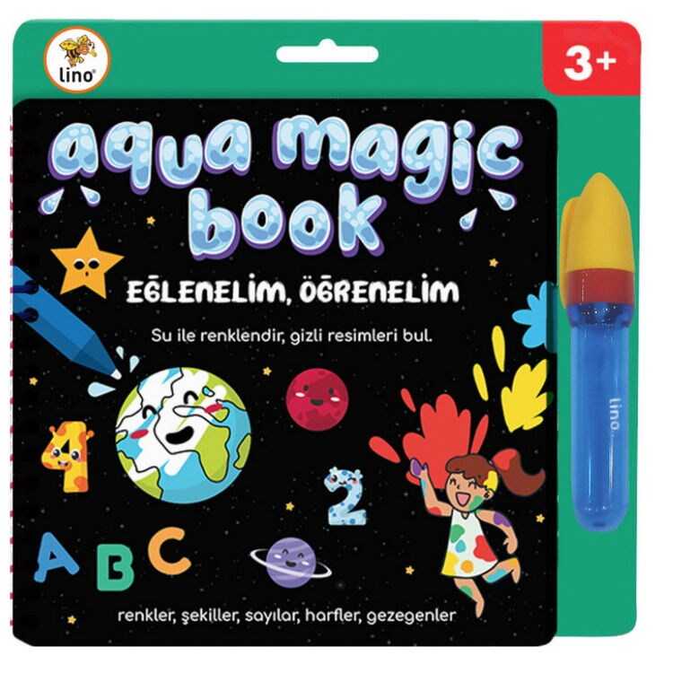 Aqua Magic Book Eğlenelim Öğrenelim (sihirli Boyama Kitabı)