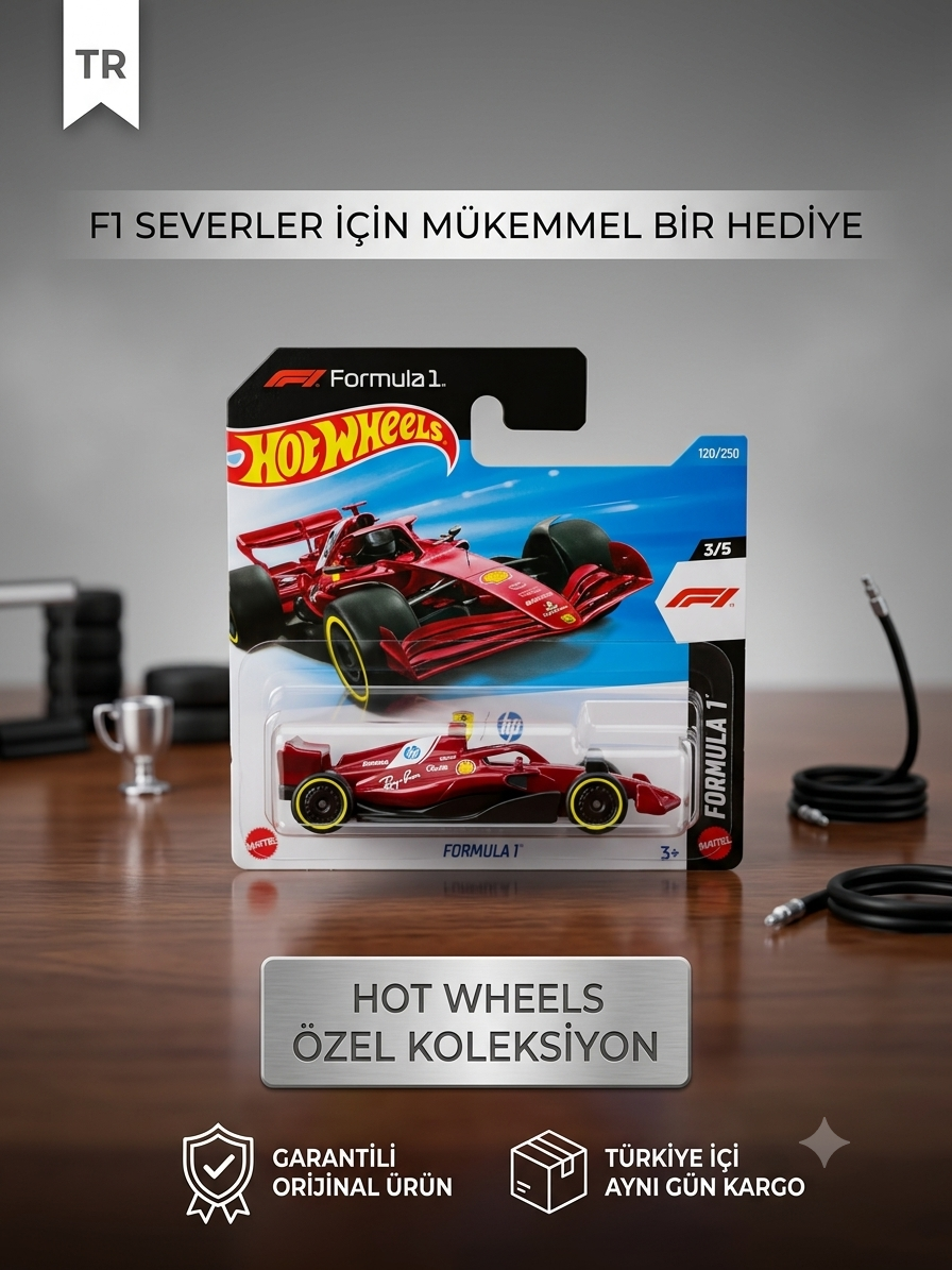 Hot Wheels Formula 1 Scuderia Ferrari Hp F1 Aracı Hot Wheels Formula 1 Scuderia Ferrari Hp F1 Aracı