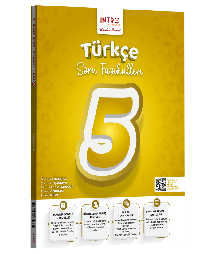 İNTRO 5.SINIF SORU FASİKÜLÜ TÜRKÇE - 26-27 İNTRO 5.SINIF SORU FASİKÜLÜ TÜRKÇE - 26-27