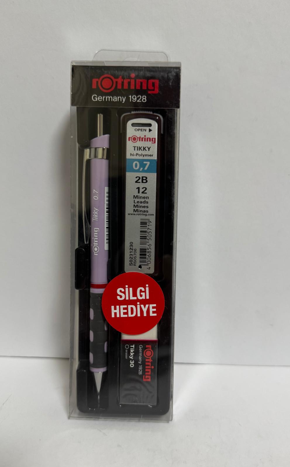 Versatil Lila Kalem 0.7+Min+Silgi Hediye