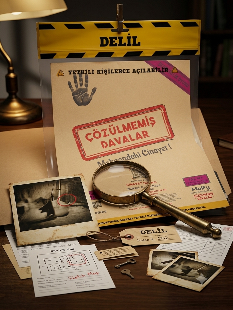 Dedektif Dava Çözme Oyunu Mahzendeki Olay Dedektif Dava Çözme Oyunu Mahzendeki Olay
