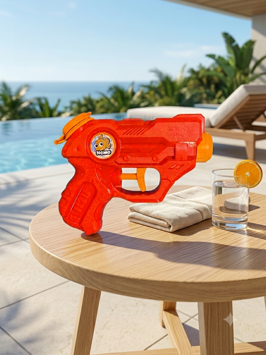 Timm Water Blaster Nemo Su Tabancası Kırmızı Timm Water Blaster Nemo Su Tabancası Kırmızı