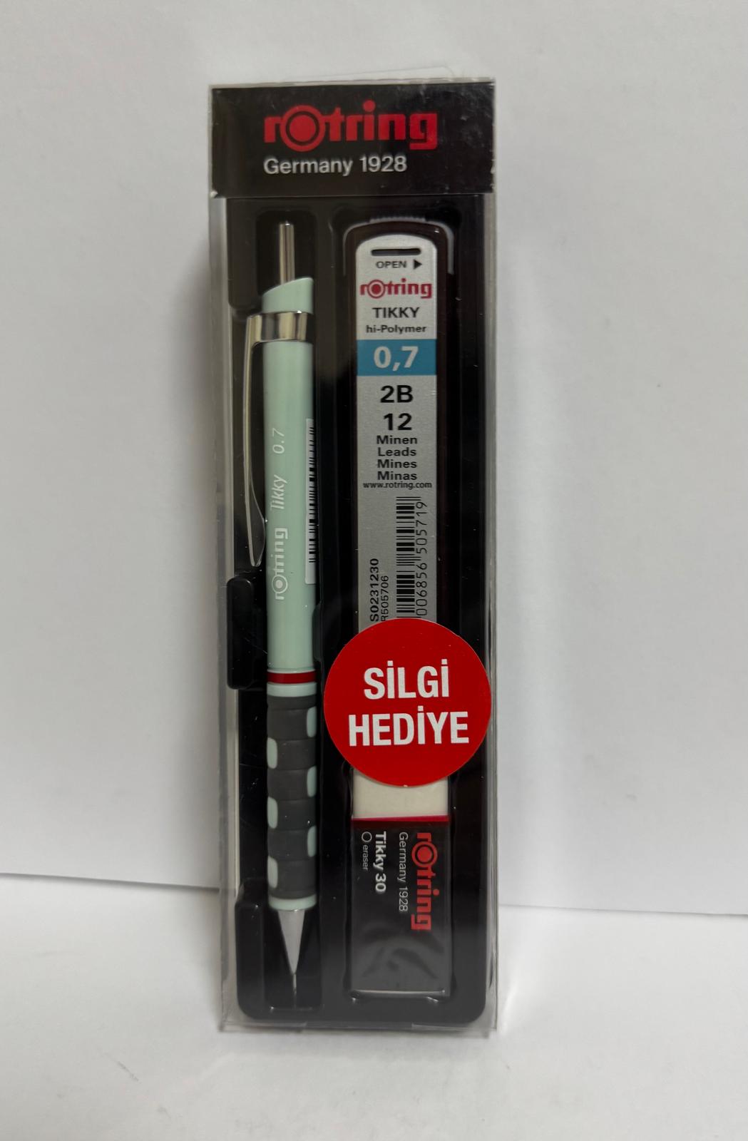 Versatil Opal Mavi Kalem 0.7+Min+Silgi Hediye