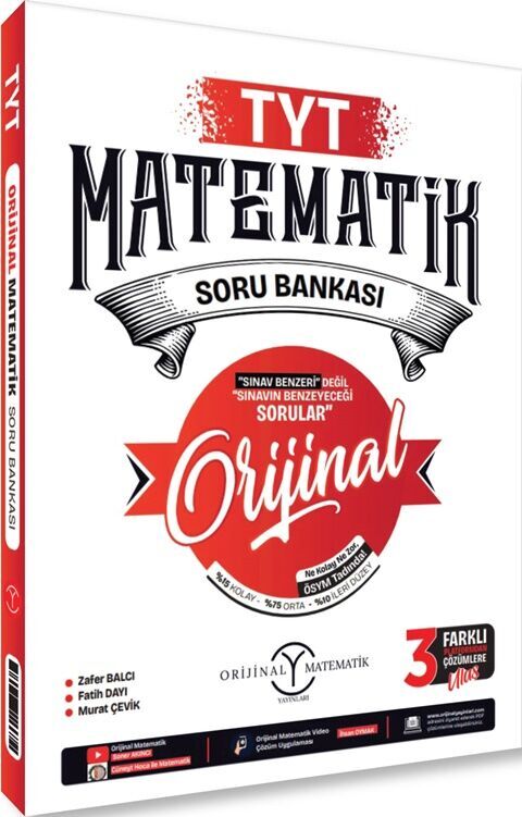 Orijinal Yayınları TYT Orijinal Matematik Soru Bankası Orijinal Yayınları TYT Orijinal Matematik Soru Bankası