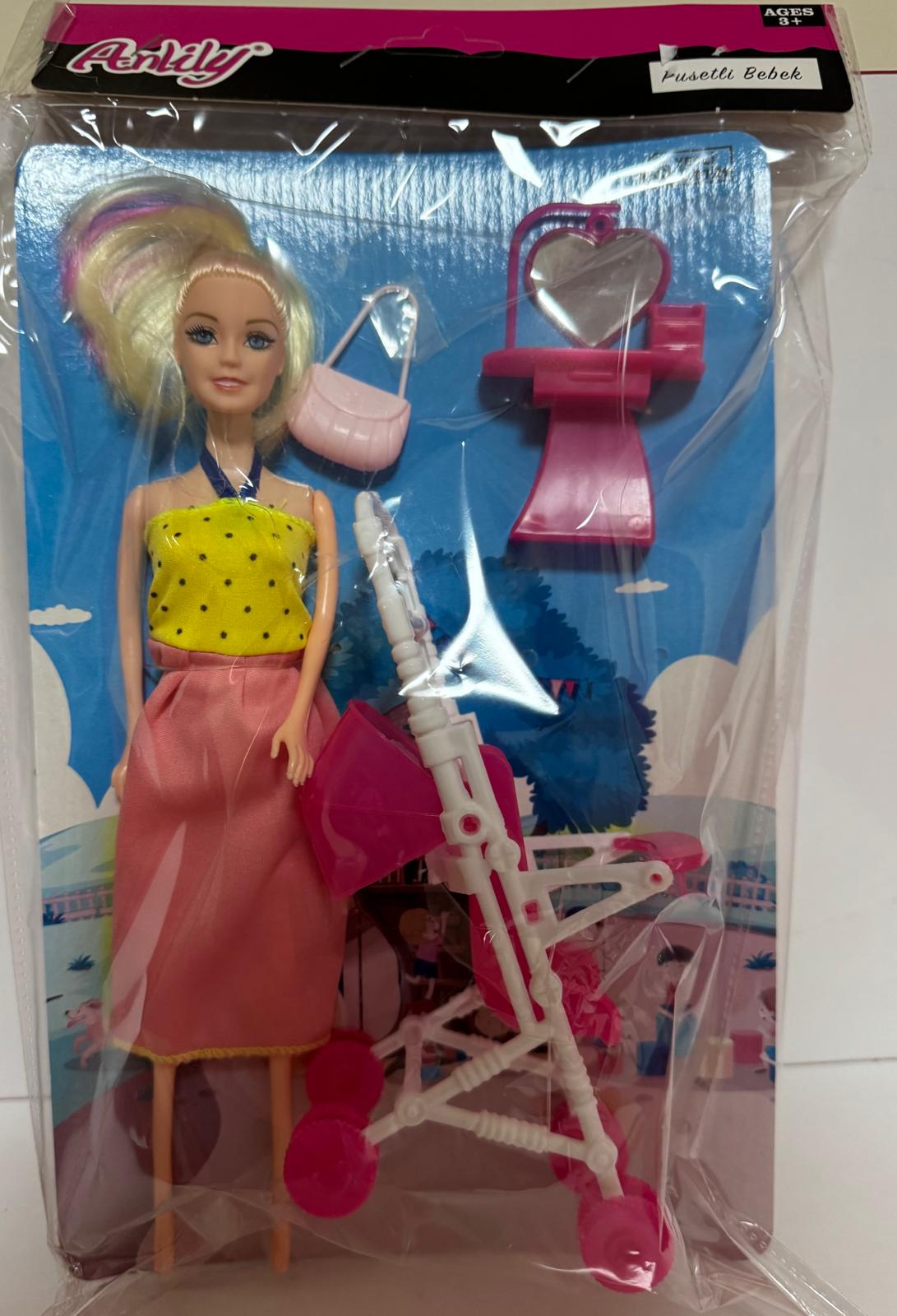 Anlily Dolapli Bebek Oyun Seti Pusetli Anlily Dolapli Bebek Oyun Seti Pusetli