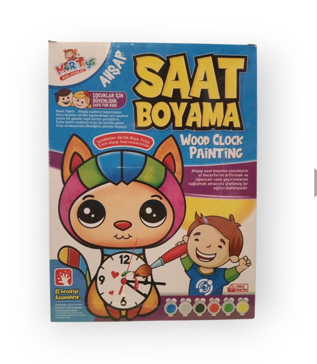 AHŞAP SAAT BOYAMA