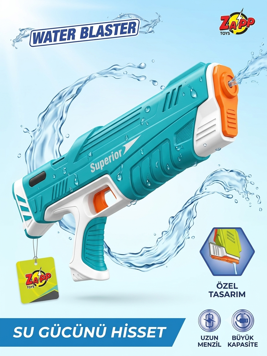 Şarjlı Zapp Sutabancası Sun-Rst-Zap-Su Tabancası 7 4V USB 280ML Şarjlı Zapp Sutabancası Sun-Rst-Zap-Su Tabancası 7 4V USB 280ML