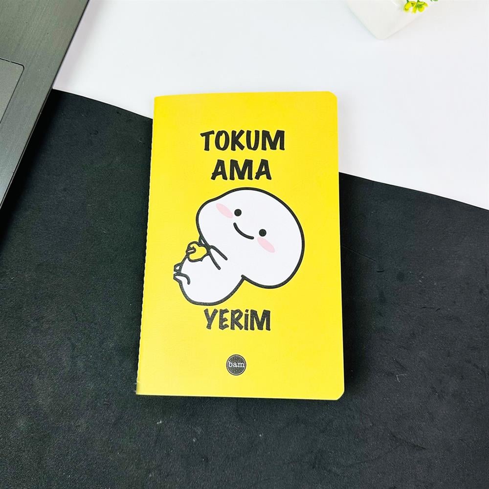 Tokum Ama Yerim Tasarımlı Terzi Dikişli Defter Tokum Ama Yerim Tasarımlı Terzi Dikişli Defter