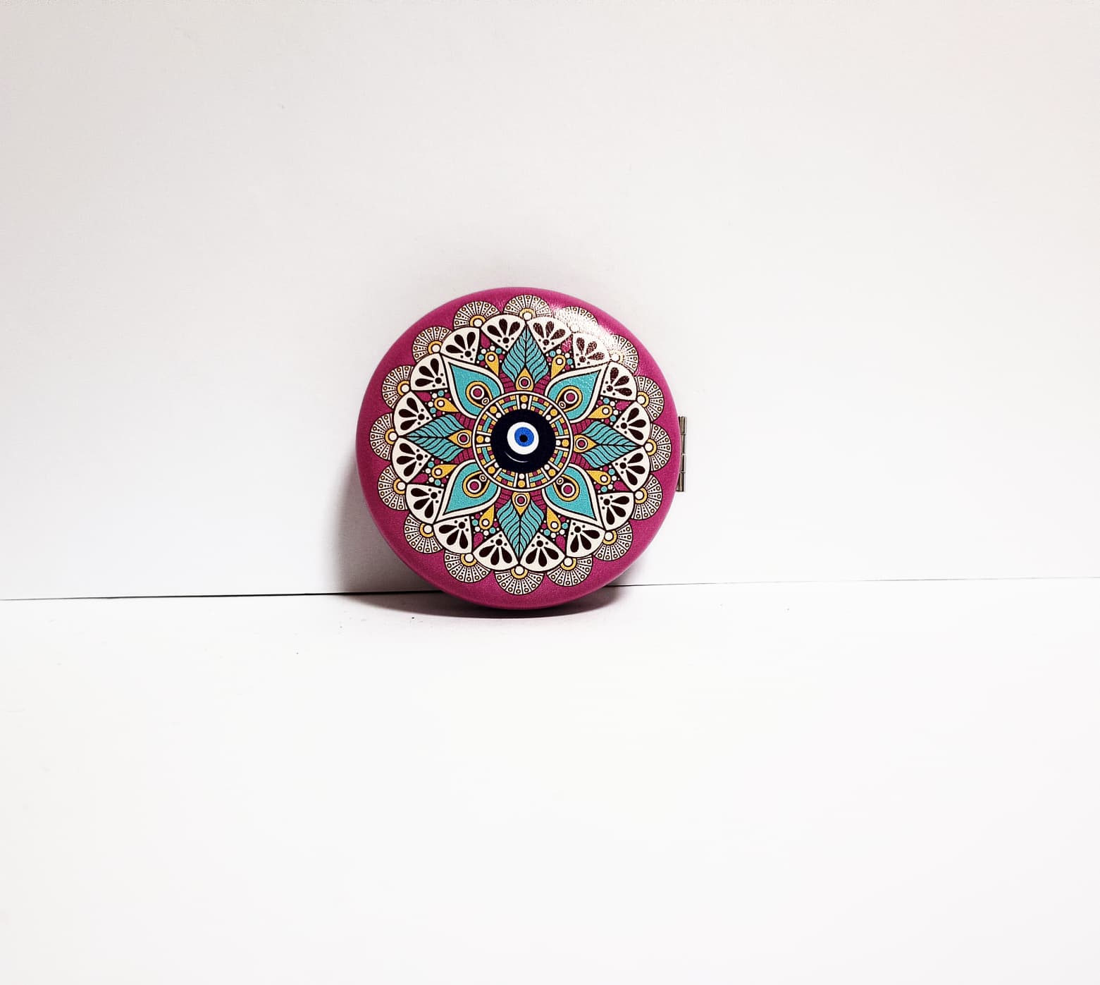 Cep Aynası Lotus Desenli Cep Aynası Lotus Desenli